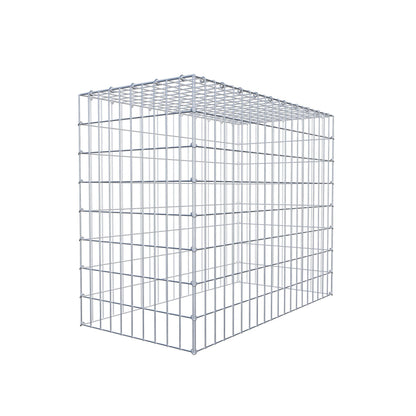 Gabbione aggiuntivo di tipo 3 100 cm x 80 cm x 50 cm (L x H x P), maglia 5 cm x 10 cm, anello a C