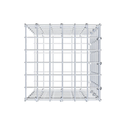 Gabião Tipo 2 30 cm x 30 cm x 30 cm (C x A x P), malhagem 5 cm x 5 cm, anel C