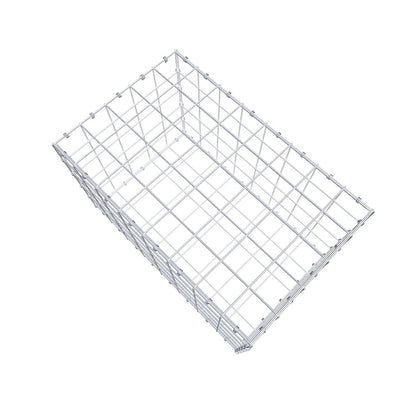Gabion 80 cm x 50 cm x 50 cm (L x H x D), mesh size 10 x 10 cm, spiral ring