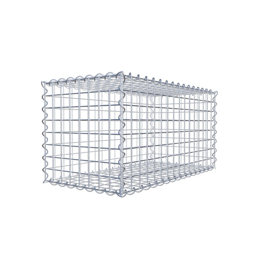 Gabione 80 cm x 40 cm x 40 cm (L x H x T), Maschenweite 5 cm x 5 cm, Spirale