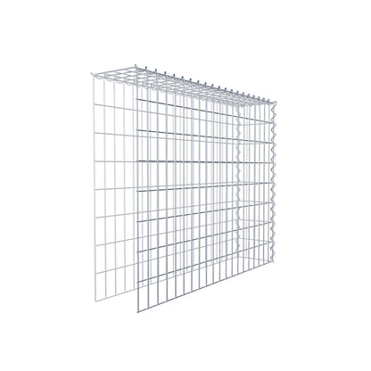 Extra gabion typ 4 100 cm x 80 cm x 20 cm (L x H x D), maskstorlek 5 cm x 10 cm, spiral