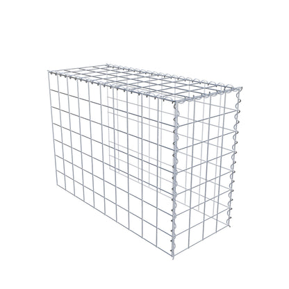 Gabião tipo 4 100 cm x 70 cm x 40 cm (C x A x P), malhagem 10 cm x 10 cm, espiral