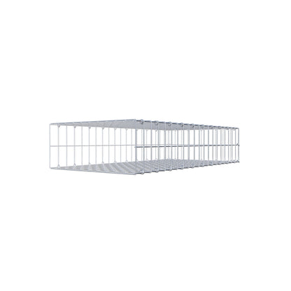 Gabião Tipo 2 100 cm x 20 cm x 50 cm, malhagem 5 cm x 10 cm, anel C