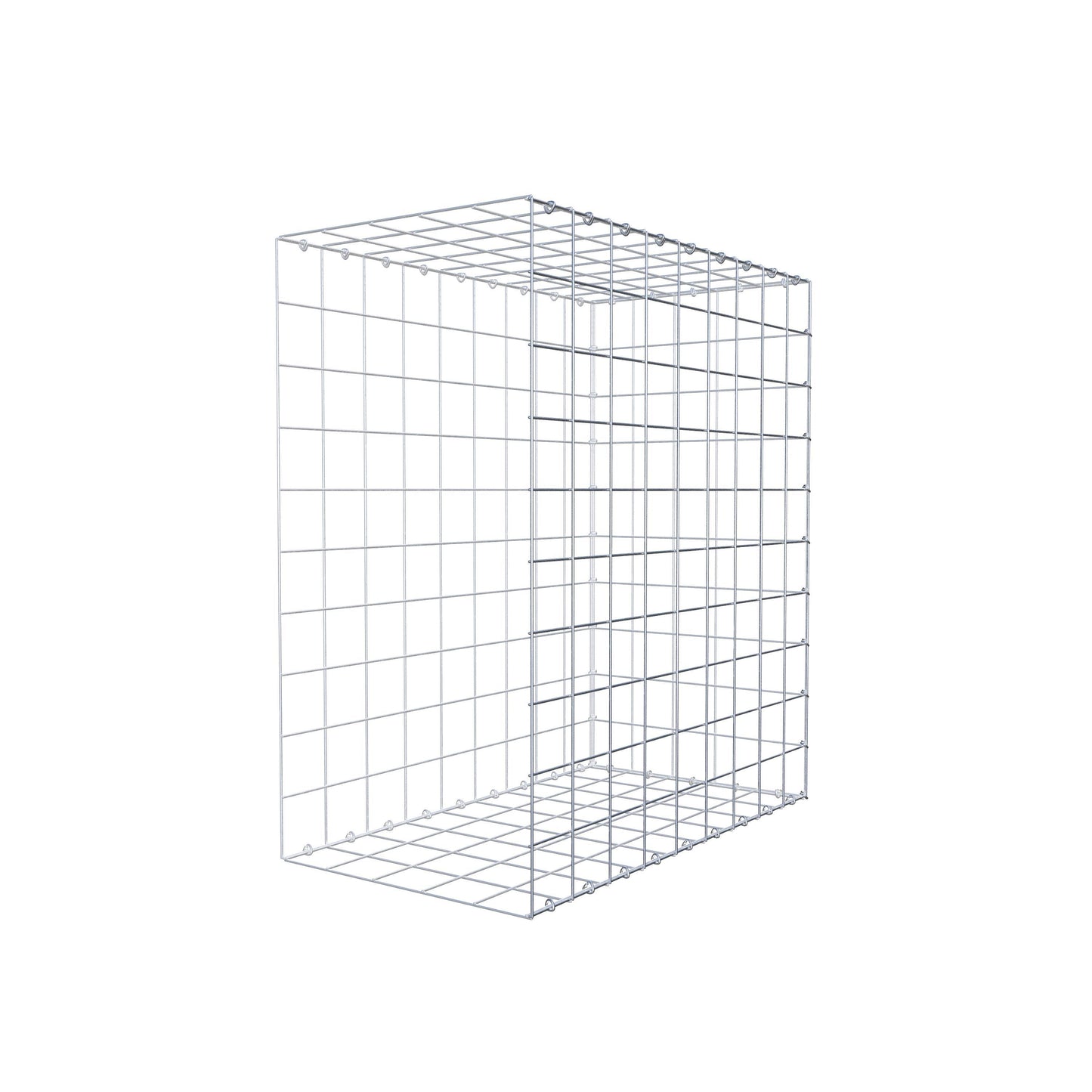 Gavión complementario de tipo 2 100 cm x 90 cm x 50 cm (L x A x P), malla 10 cm x 10 cm, anillo en C