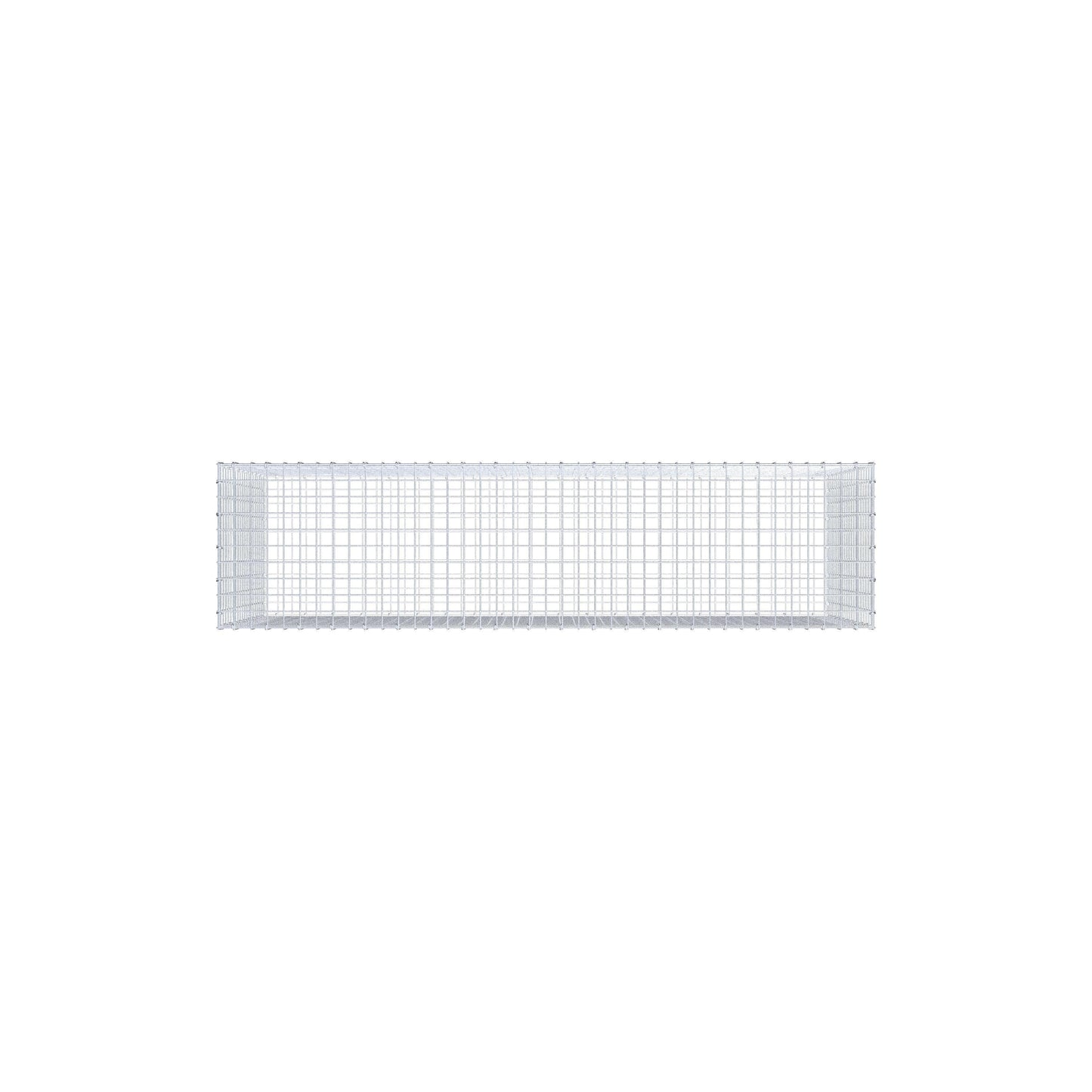 Gabion 200 cm x 100 cm x 50 cm (L x H x D), maskestørrelse 5 cm x 5 cm, C-ring