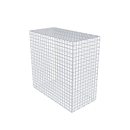 Gabião 100 cm x 100 cm x 50 cm (C x A x P), malhagem 5 x 5 cm, anel espiral