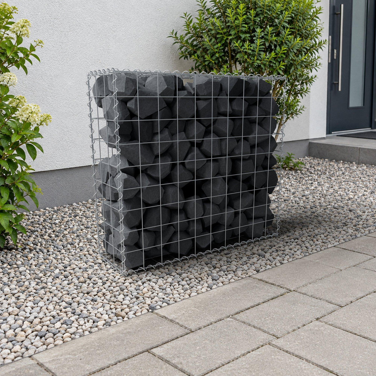 Gabião 100 cm x 90 cm x 30 cm (C x A x P), malhagem 10 cm x 10 cm, espiral