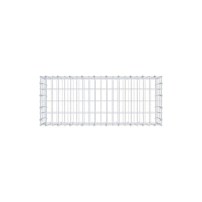 Gabião 100 cm x 30 cm x 40 cm (C x A x P), malhagem 5 x 10 cm, anel espiral