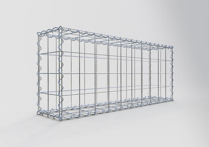 Gabião 100 cm x 40 cm x 20 cm (C x A x P), malhagem 10 cm x 10 cm, espiral