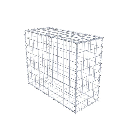 Gabião 100 cm x 80 cm x 40 cm (C x A x P), malhagem 10 cm x 10 cm, espiral