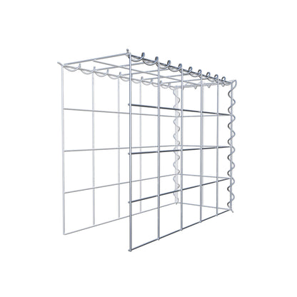 Gabião tipo 4 50 cm x 40 cm x 20 cm (C x A x P), malhagem 10 cm x 10 cm, espiral