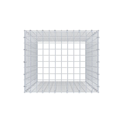 Gabbione aggiuntivo di tipo 3 100 cm x 60 cm x 50 cm (L x H x P), maglia 5 cm x 5 cm, anello a C