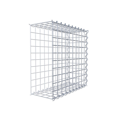 Gabião tipo 2 50 cm x 50 cm x 20 cm (C x A x P), malhagem 5 cm x 5 cm, espiral