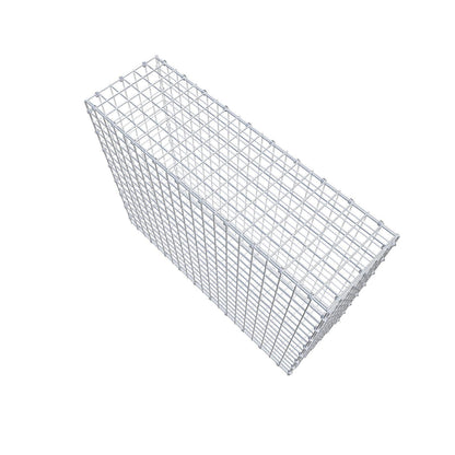 Schanskorf 100 cm x 80 cm x 30 cm (L x H x D), maaswijdte 5 x 5 cm, spiraalring