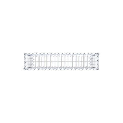 Gabbione 100 cm x 90 cm x 20 cm (L x H x P), maglia 5 cm x 10 cm, spirale