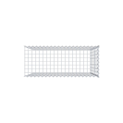Gabião Tipo 4 100 cm x 90 cm x 40 cm (C x A x P), malhagem 5 cm x 10 cm, espiral