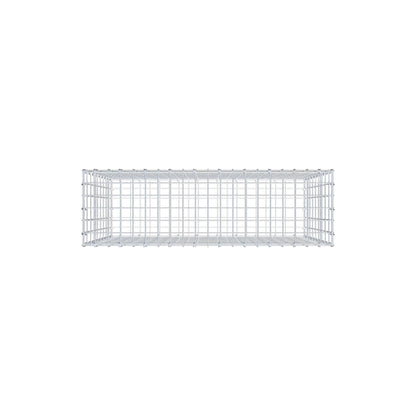 Gabion 100 cm x 90 cm x 30 cm (L x H x D), mesh size 5 cm x 10 cm, C-ring