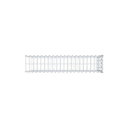 Anbaugabione Typ 2 100 cm x 50 cm x 20 cm (L x H x T), Maschenweite 5 cm x 10 cm, Spirale