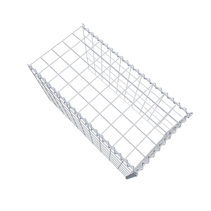 Gabião tipo 4 100 cm x 60 cm x 50 cm (C x A x P), malhagem 10 cm x 10 cm, espiral