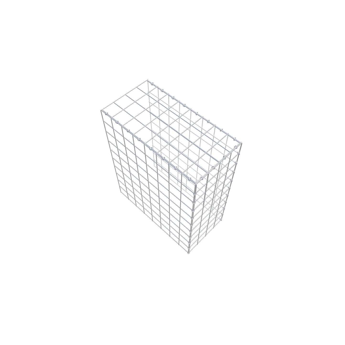 Gabião Tipo 4 100 cm x 80 cm x 40 cm (C x A x P), malhagem 10 cm x 10 cm, anel C