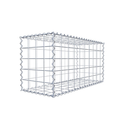 Gabião 100 cm x 50 cm x 40 cm (C x A x P), malhagem 10 cm x 10 cm, espiral