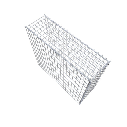 Gabião Tipo 4 100 cm x 90 cm x 30 cm (C x A x P), malhagem 5 cm x 10 cm, espiral