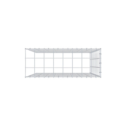 Gabião Tipo 4 100 cm x 80 cm x 30 cm (C x A x P), malhagem 10 cm x 10 cm, anel C
