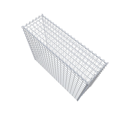 Grown-on gabion type 3 100 cm x 80 cm x 30 cm (L x H x D), mesh size 5 cm x 5 cm, spiral