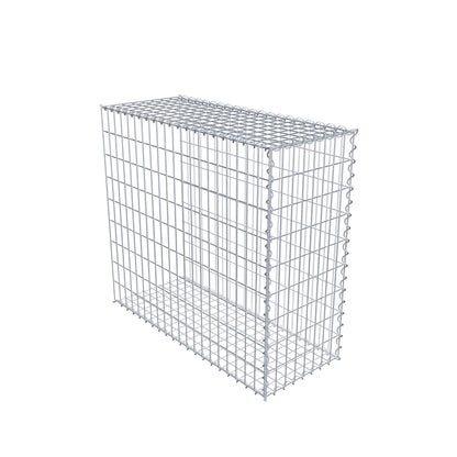 Gabião tipo 2 100 cm x 90 cm x 40 cm (C x A x P), malhagem 5 cm x 10 cm, espiral