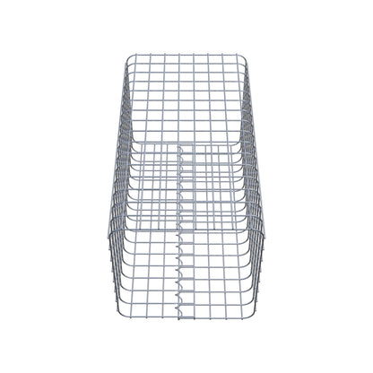Gabionensäule eckig 42 cm x 42 cm, 80 cm Höhe, MW 5 cm x 5 cm