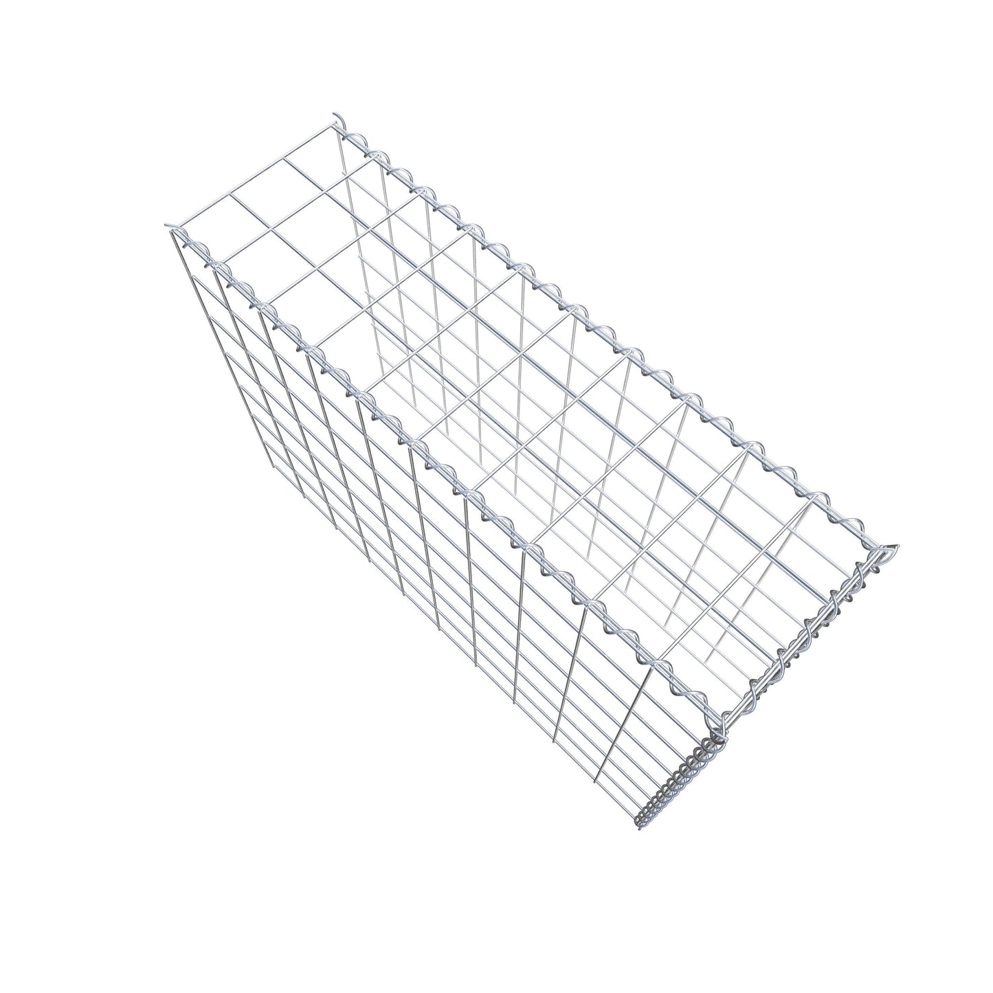 Gabião Tipo 4 100 cm x 70 cm x 30 cm (C x A x P), malhagem 10 cm x 10 cm, espiral