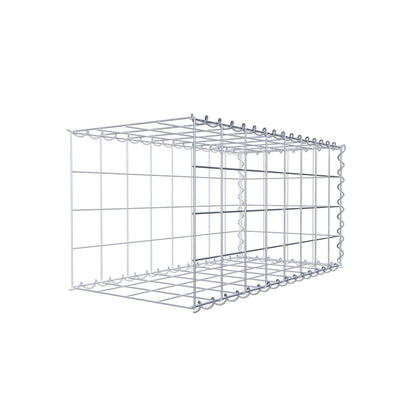 Anbaugabione Typ 2 80 cm x 40 cm x 40 cm (L x H x T), Maschenweite 10 cm x 10 cm, Spirale