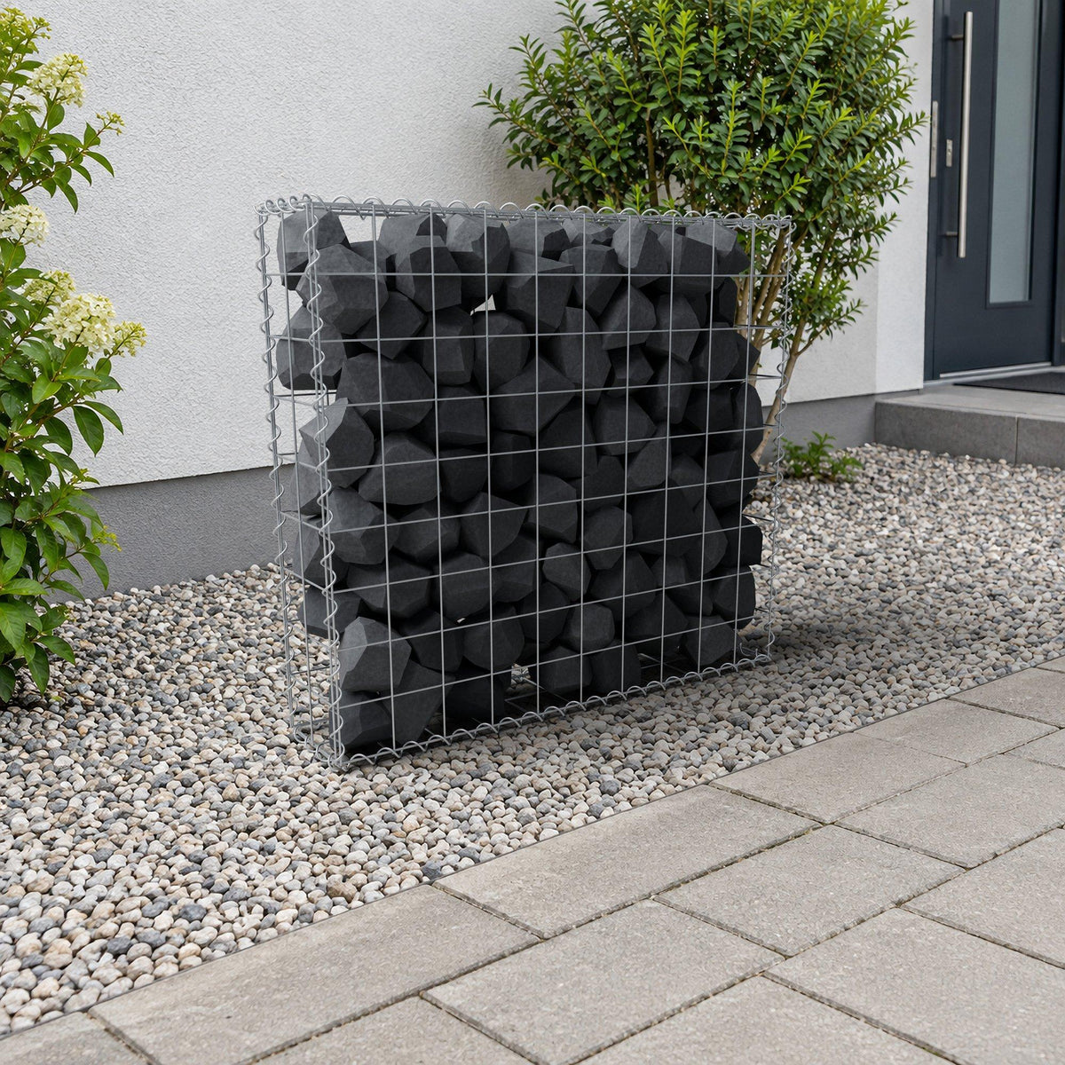 Gabião 100 cm x 90 cm x 20 cm (C x A x P), malhagem 10 cm x 10 cm, espiral