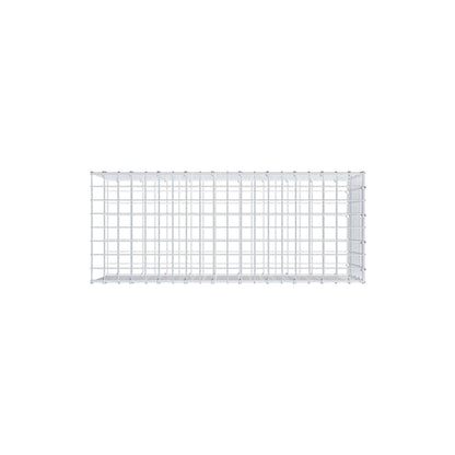 Mounted gabion type 2 100 cm x 40 cm x 40 cm (L x H x D), mesh size 5 cm x 5 cm, C-ring
