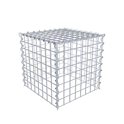 Gabião tipo 3 40 cm x 40 cm x 40 cm (C x A x P), malhagem 5 cm x 5 cm, espiral