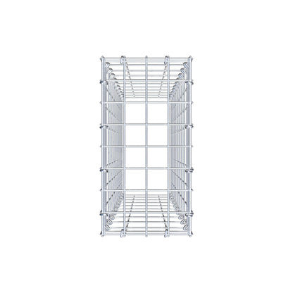 Anbaugabione Typ 3 100 cm x 20 cm x 40 cm (L x H x T), Maschenweite 5 cm x 10 cm, C-Ring