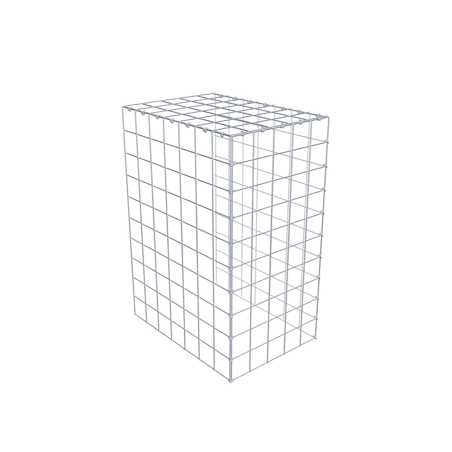 Gabião Tipo 4 100 cm x 70 cm x 50 cm (C x A x P), malhagem 10 cm x 10 cm, anel C