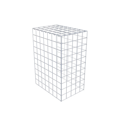 Gabião Tipo 4 100 cm x 70 cm x 50 cm (C x A x P), malhagem 10 cm x 10 cm, anel C