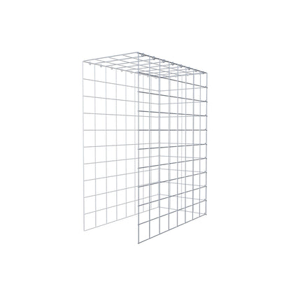 Gabião Tipo 4 100 cm x 80 cm x 40 cm (C x A x P), malhagem 10 cm x 10 cm, anel C