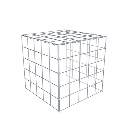 Gabião tipo 4 50 cm x 50 cm x 50 cm (C x A x P), malhagem 10 cm x 10 cm, anel C