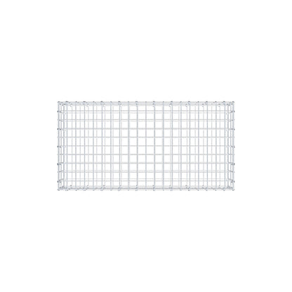 Gabião 100 cm x 20 cm x 50 cm (C x A x P), malhagem 5 cm x 10 cm, anel C