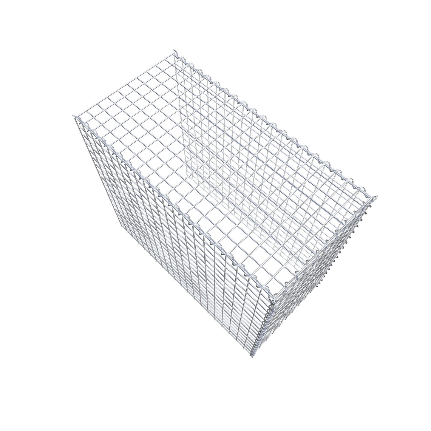 Gabião tipo 4 100 cm x 90 cm x 50 cm (C x A x P), malhagem 5 cm x 5 cm, espiral