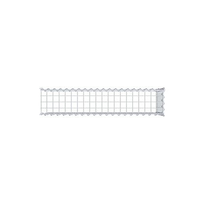 Gavión complementario tipo 4 100 cm x 40 cm x 20 cm (L x A x P), malla 5 cm x 5 cm, espiral