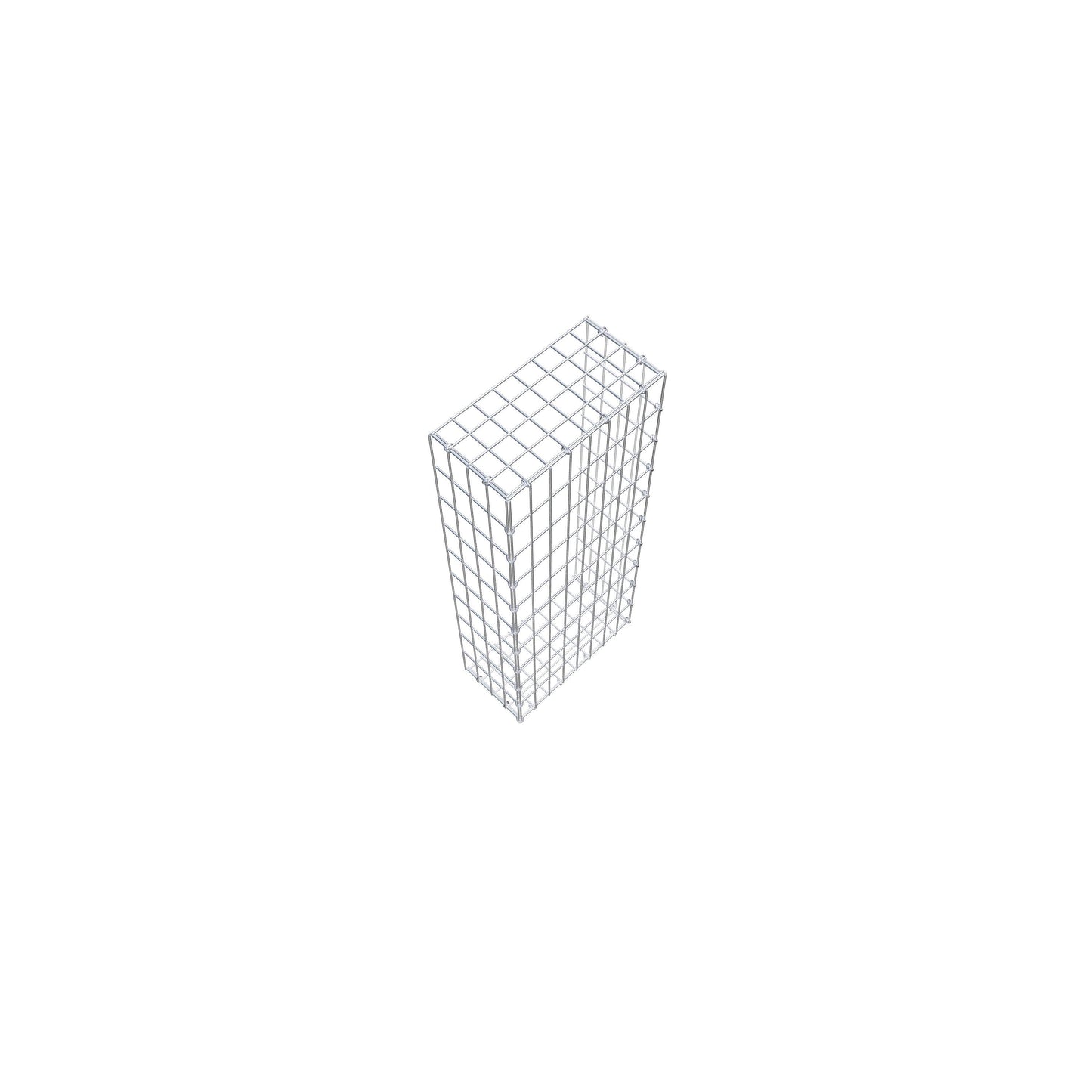 Anbaugabione Typ 2 100 cm x 20 cm x 40 cm, Maschenweite 5 cm x 10 cm, C-Ring