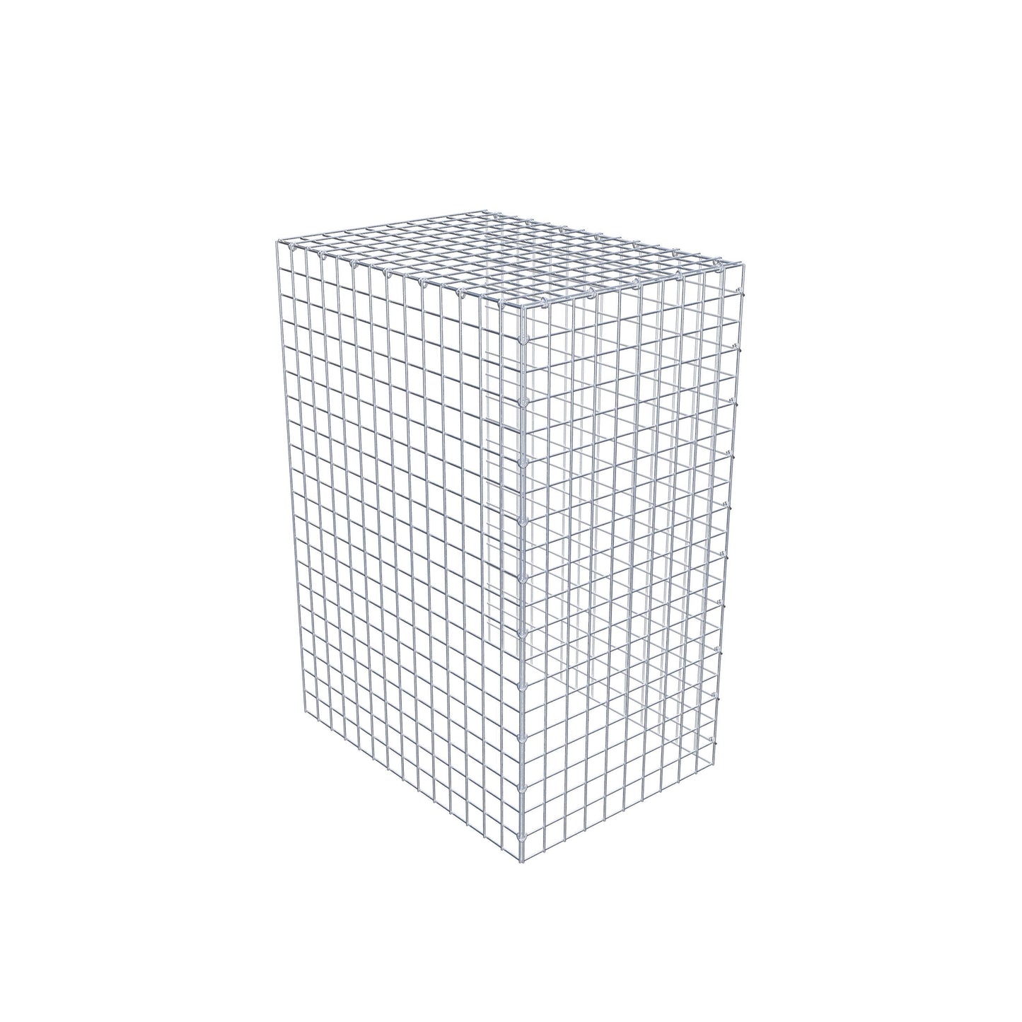 Gabião Tipo 4 100 cm x 70 cm x 50 cm (C x A x P), malhagem 5 cm x 5 cm, anel C
