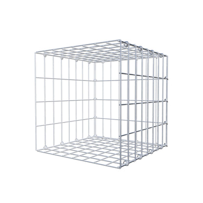 Mounted gabion type 2 40 cm x 40 cm x 40 cm, mesh size 5 cm x 10 cm, C-ring