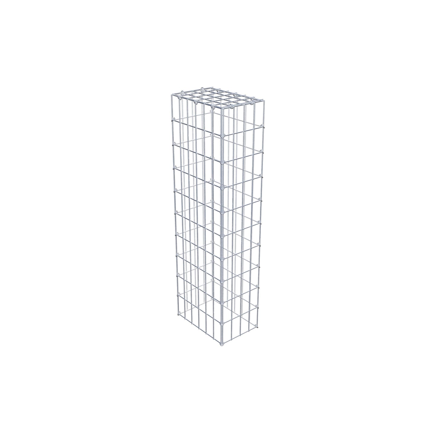 Fourche rapportée type 3 100 cm x 30 cm x 20 cm (L x H x P), mailles 5 cm x 10 cm, anneau C