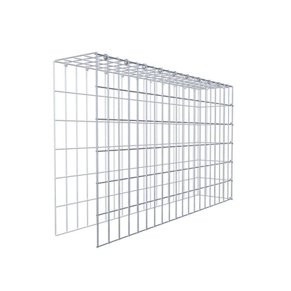 Fourche rapportée type 4 100 cm x 60 cm x 20 cm (L x H x P), mailles 5 cm x 10 cm, anneau C