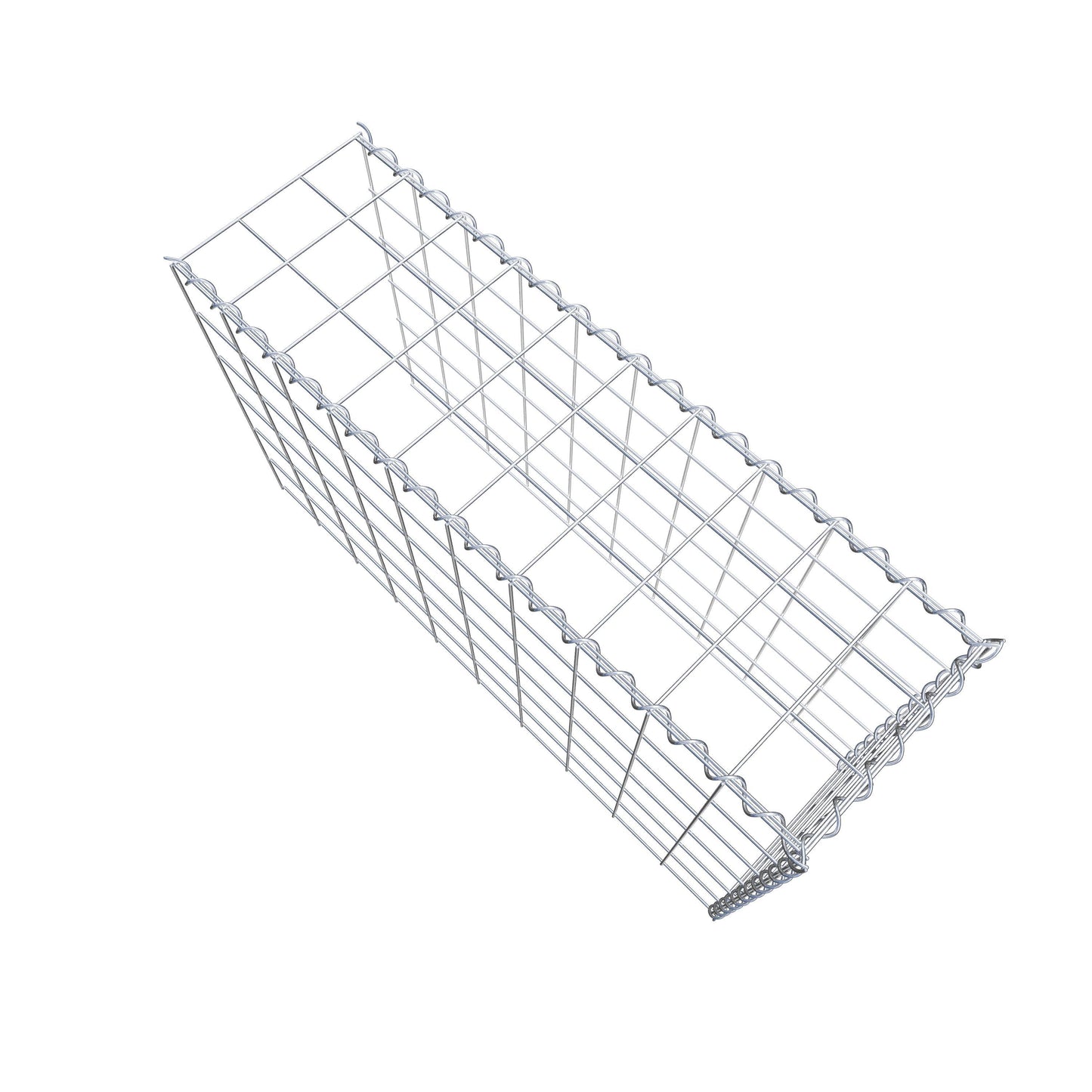 Gabião tipo 4 100 cm x 60 cm x 30 cm (C x A x P), malhagem 10 cm x 10 cm, espiral