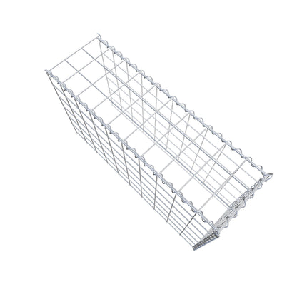 Gabião tipo 4 100 cm x 60 cm x 30 cm (C x A x P), malhagem 10 cm x 10 cm, espiral